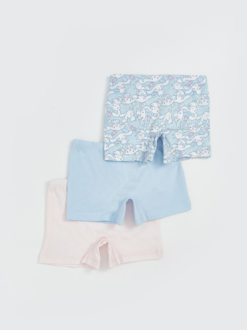 Girl BLUE Boxer Trunks-1