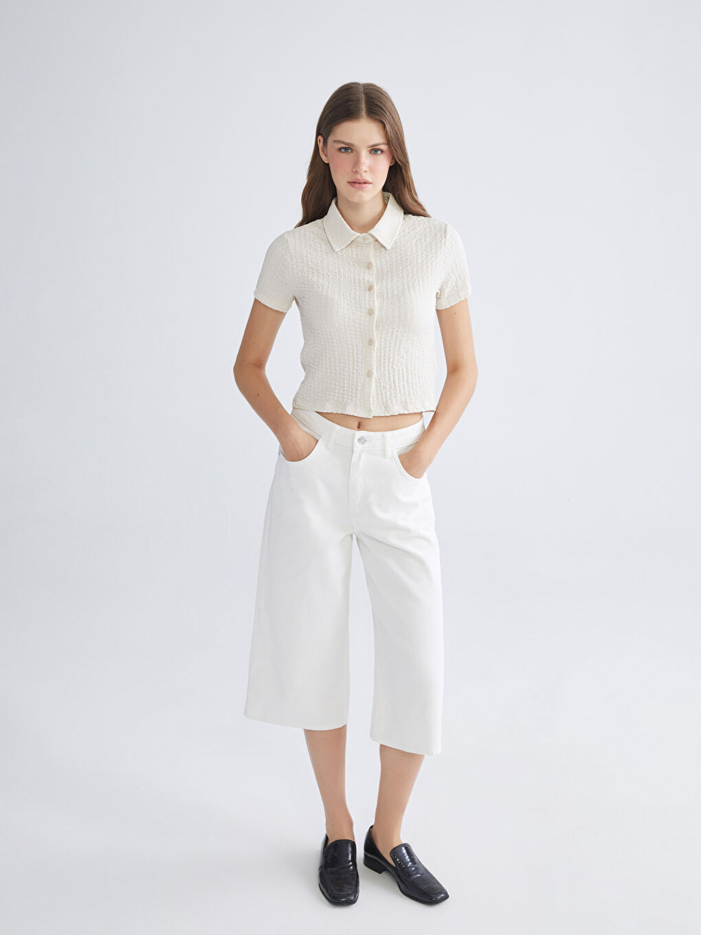 XSIDE Textured Women's Shirt -W5K058Z8-15U