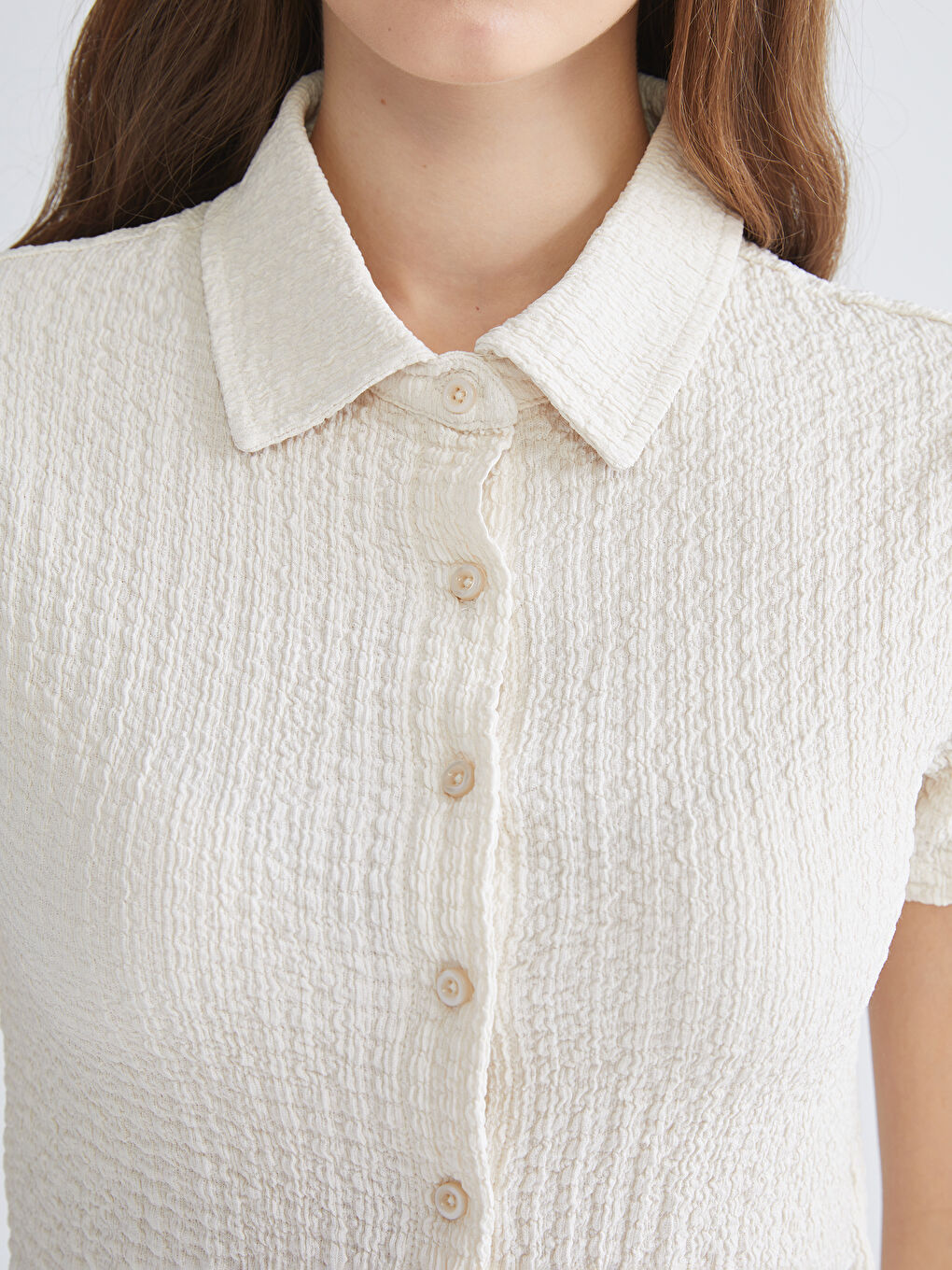 XSIDE Textured Women's Shirt -W5K058Z8-15U