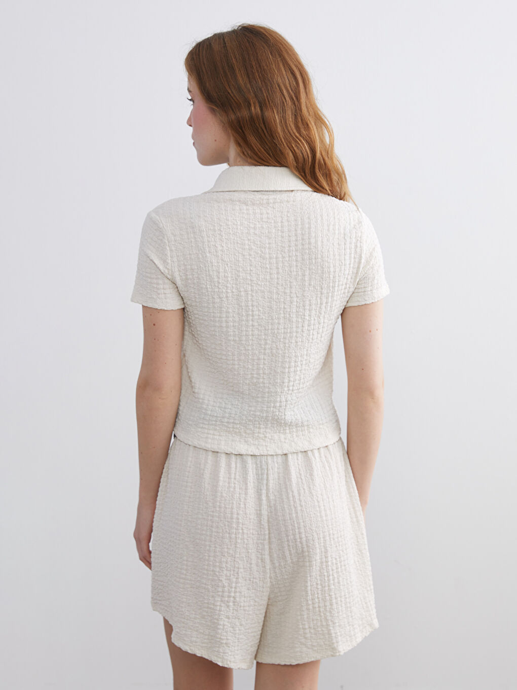 Chemise Texturée pour Femmes-3