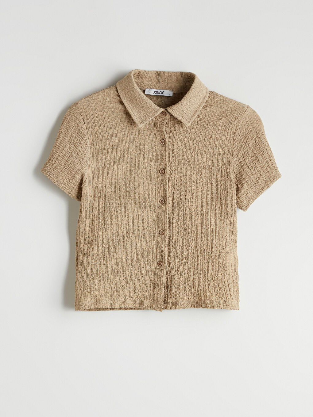 XSIDE Textured Women's Shirt -W5K058Z8-ZS5