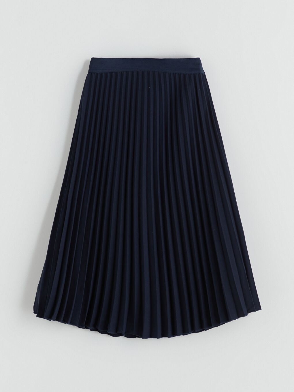 LCW Kids Elastic Waist Pleated Girl Skirt -W5K063Z4-HRC
