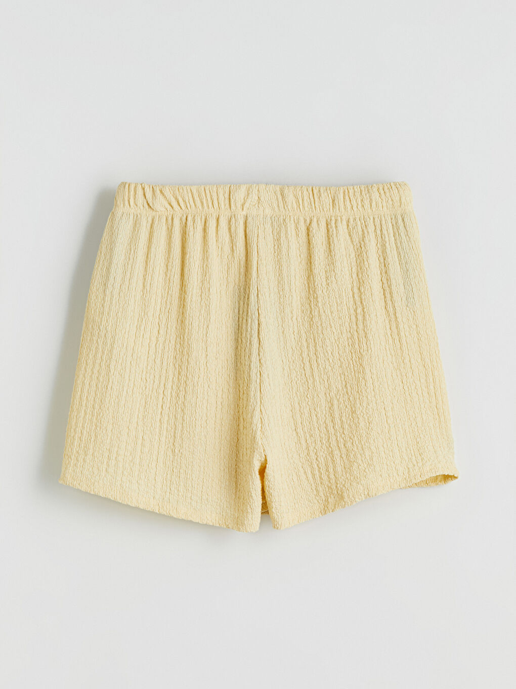 Elasticated Waist Textured Women's Shorts-5