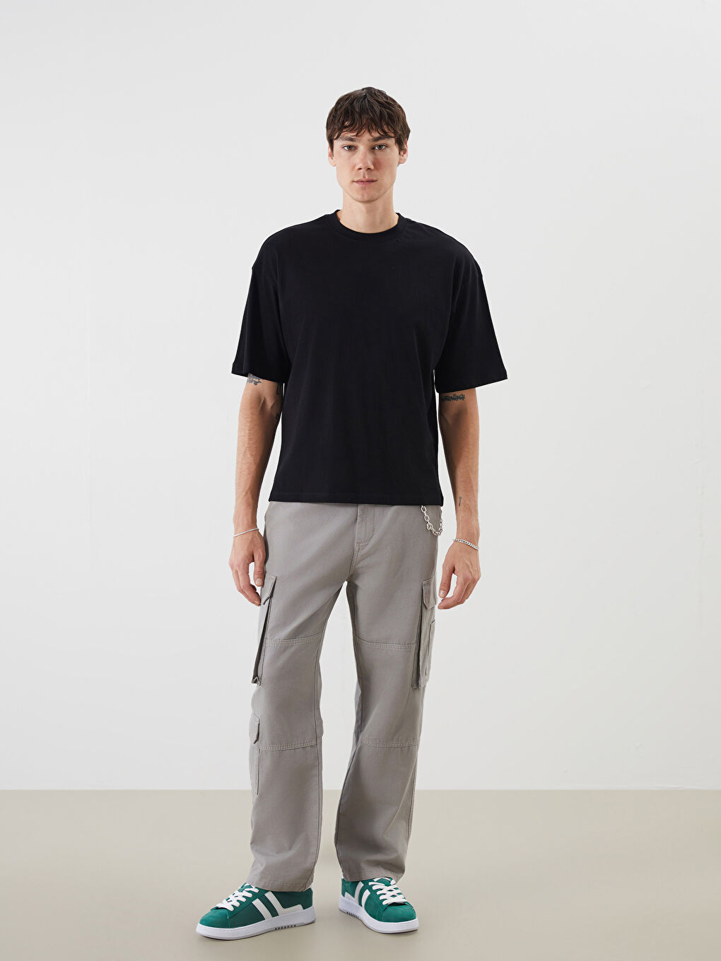 Crew Neck Jersey Men's T-Shirt-1