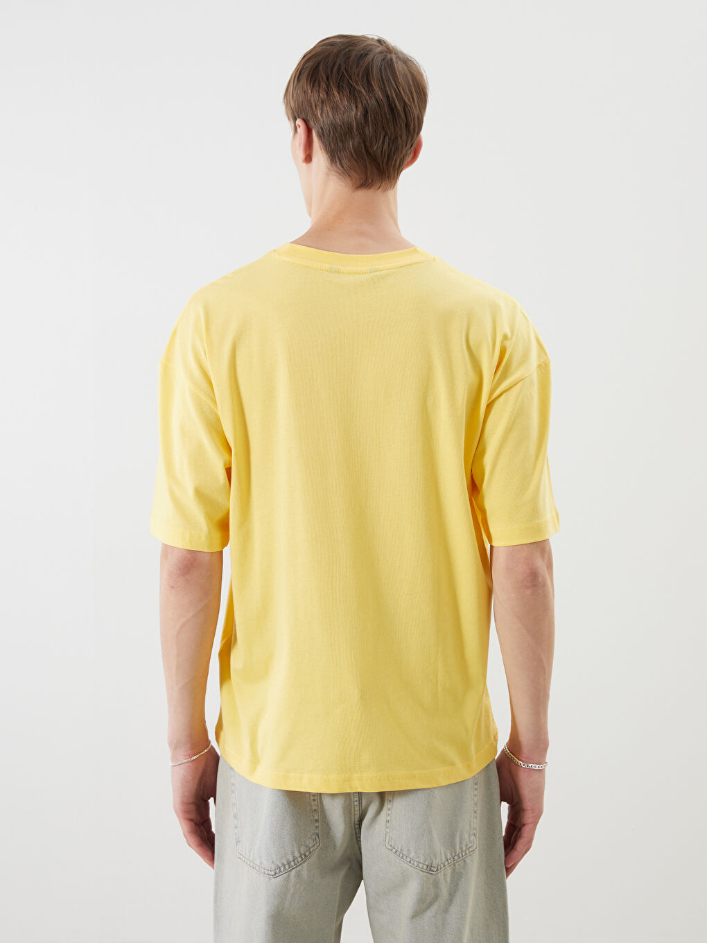 Crew Neck Jersey Men's T-Shirt-3