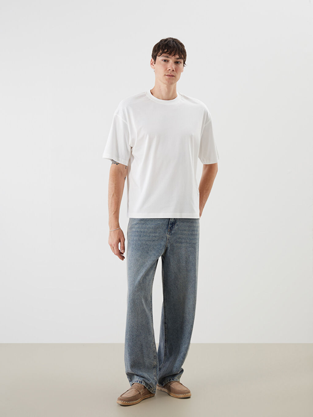 Crew Neck Jersey Men's T-Shirt-1