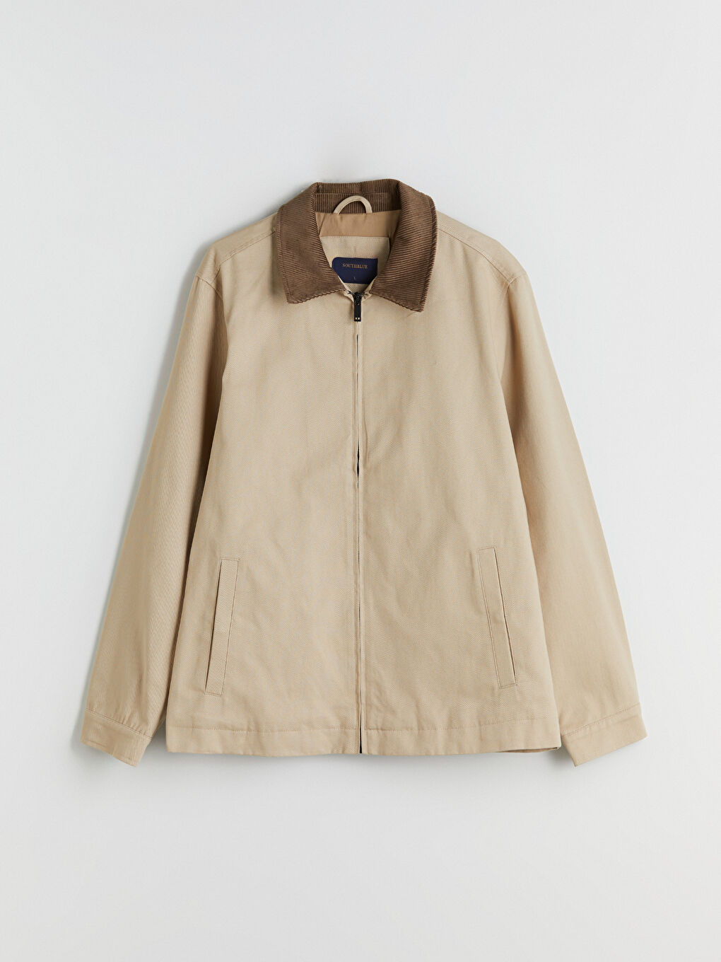 Standard Fit Collared Neck Men's Coat-5