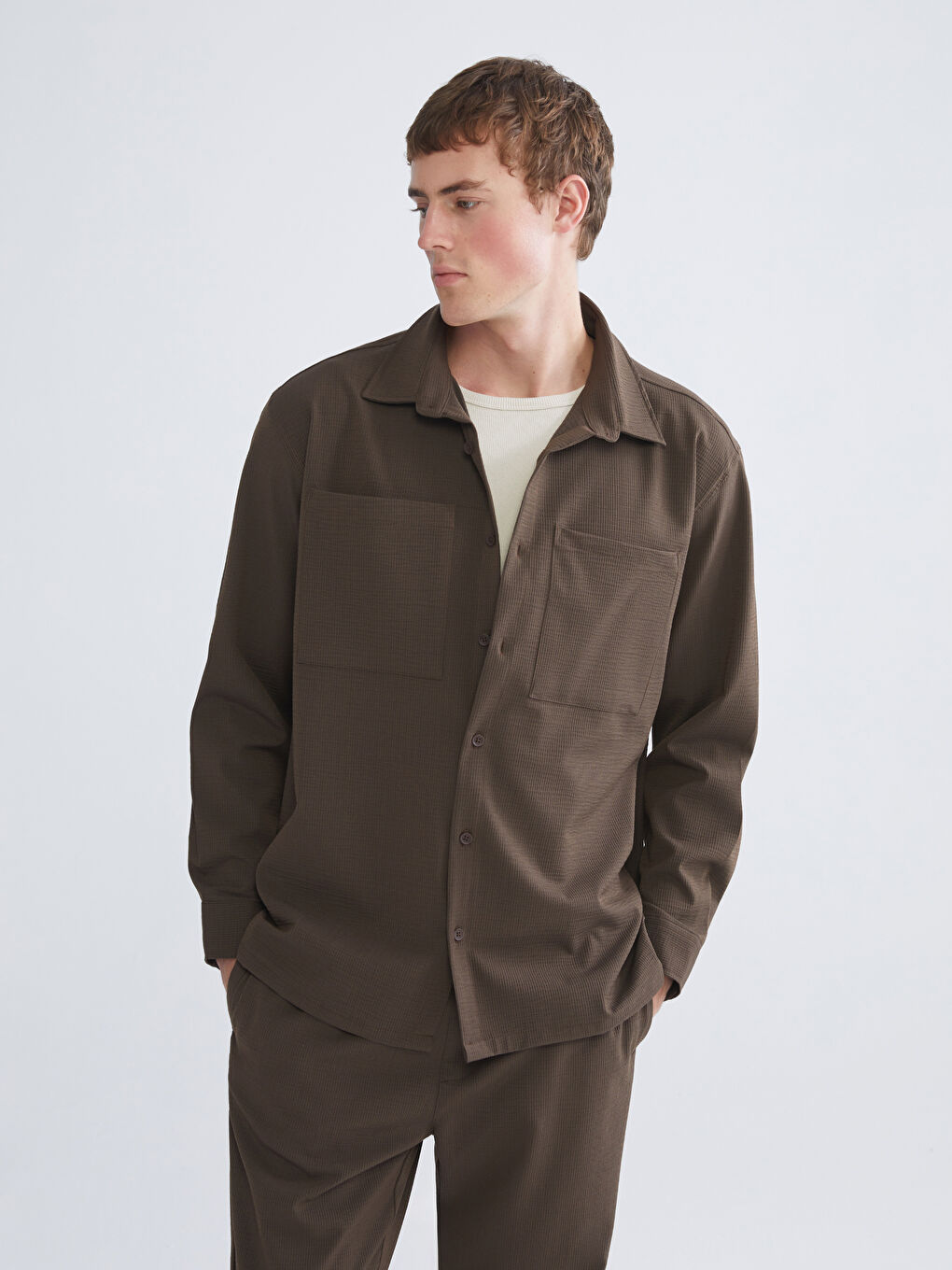 Man BROWN Shirt