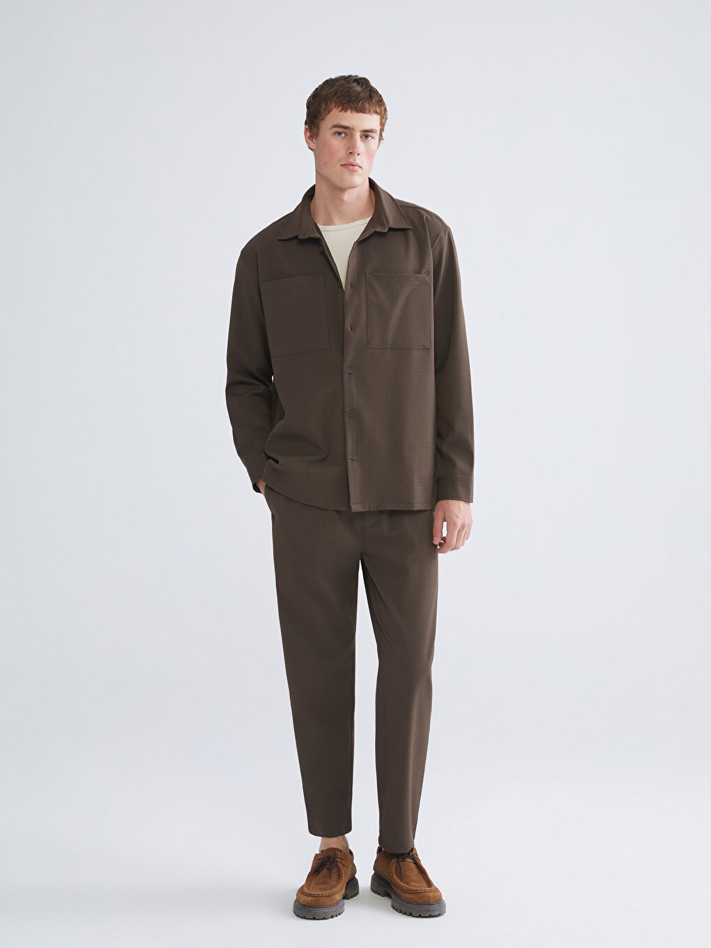 Man BROWN Shirt-3