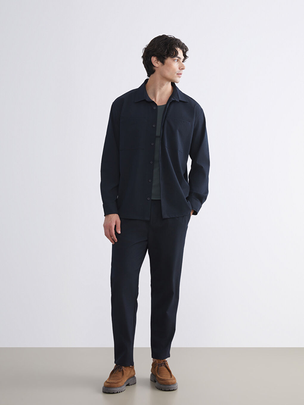 Man NAVY Shirt-1