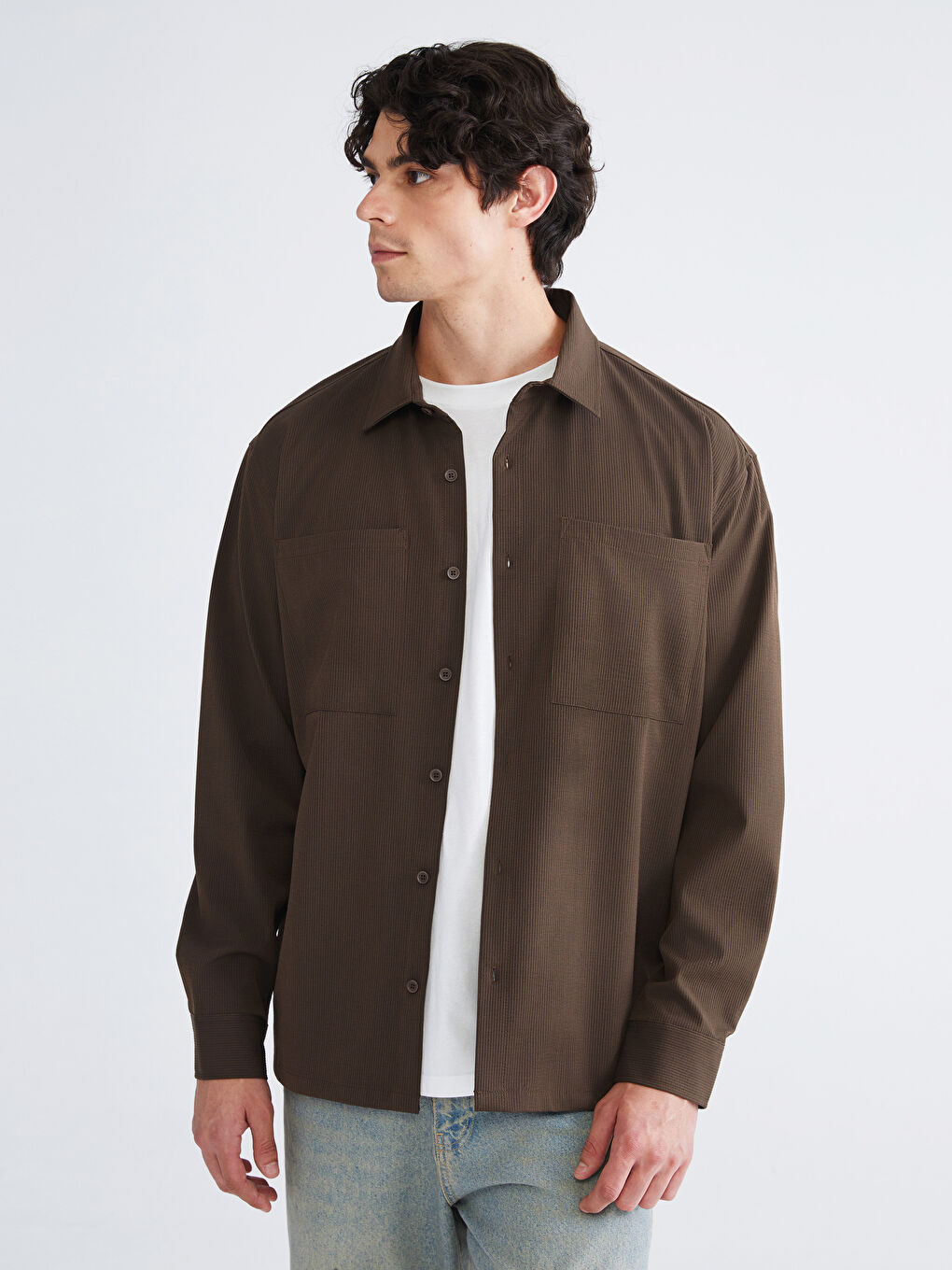 Man BROWN Shirt-1