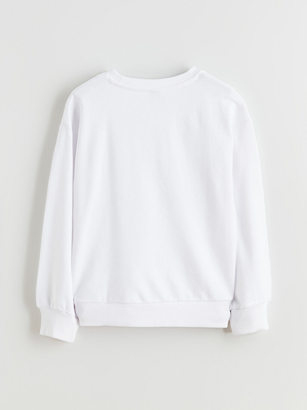 Dukserica sa okruglim izrezom, štampana, za devojčice-2