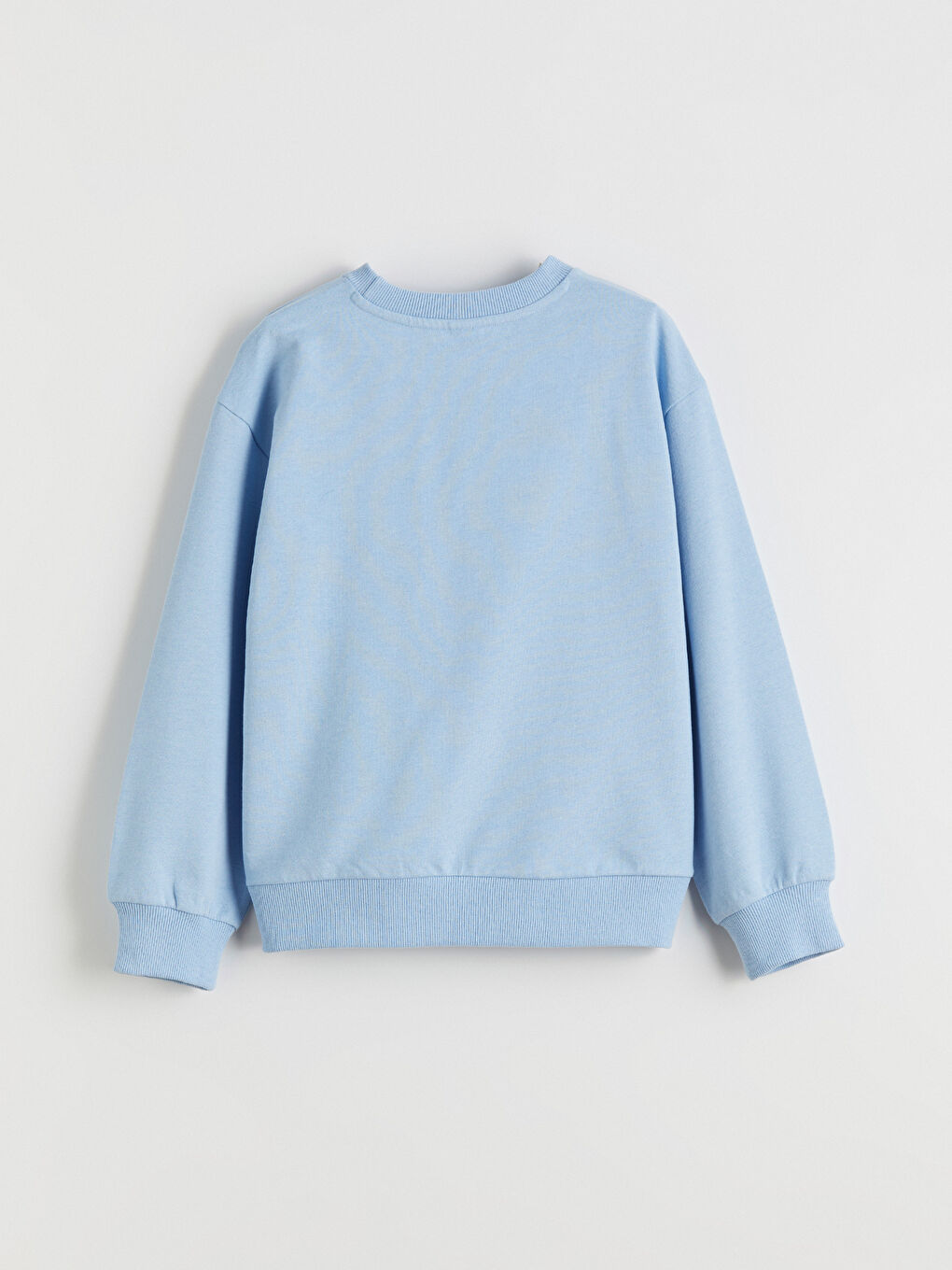 Қыздарға арналған принтті дөңгелек жағалы свитшот-4