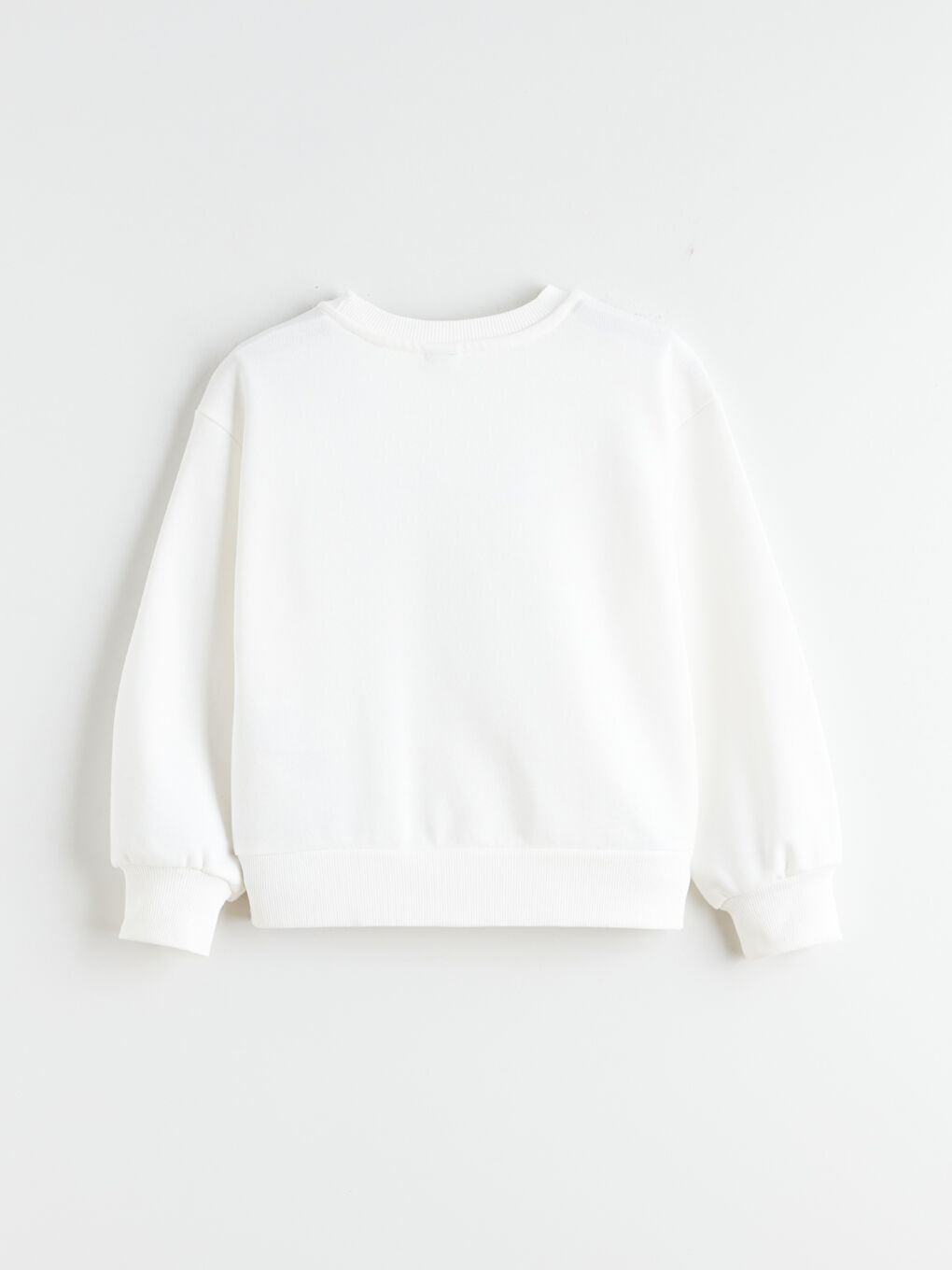 Dukserica sa okruglim izrezom, štampana, za devojčice-3