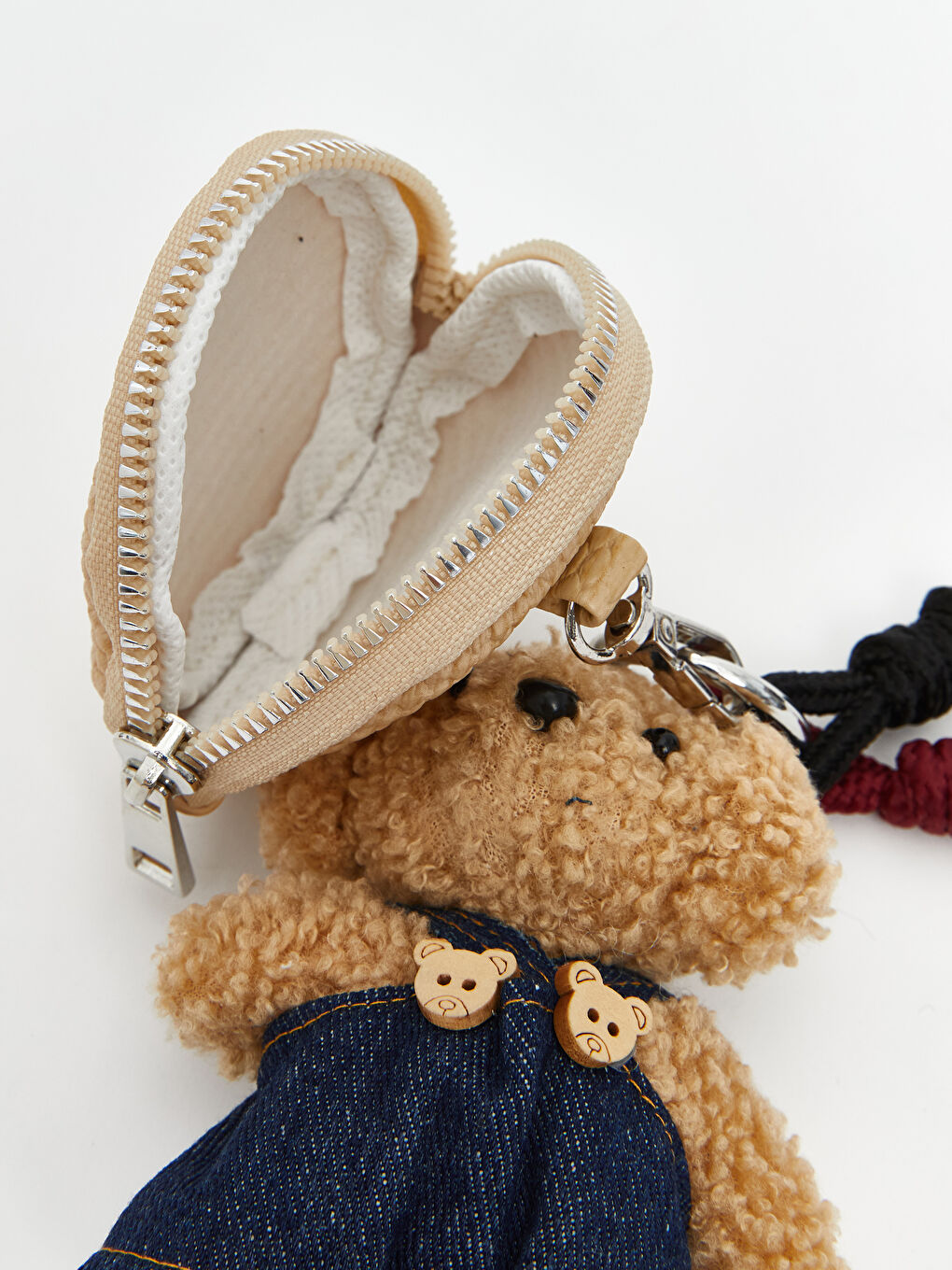 Ayı Figürlü Kadın Cüzdan Anahtarlık-1