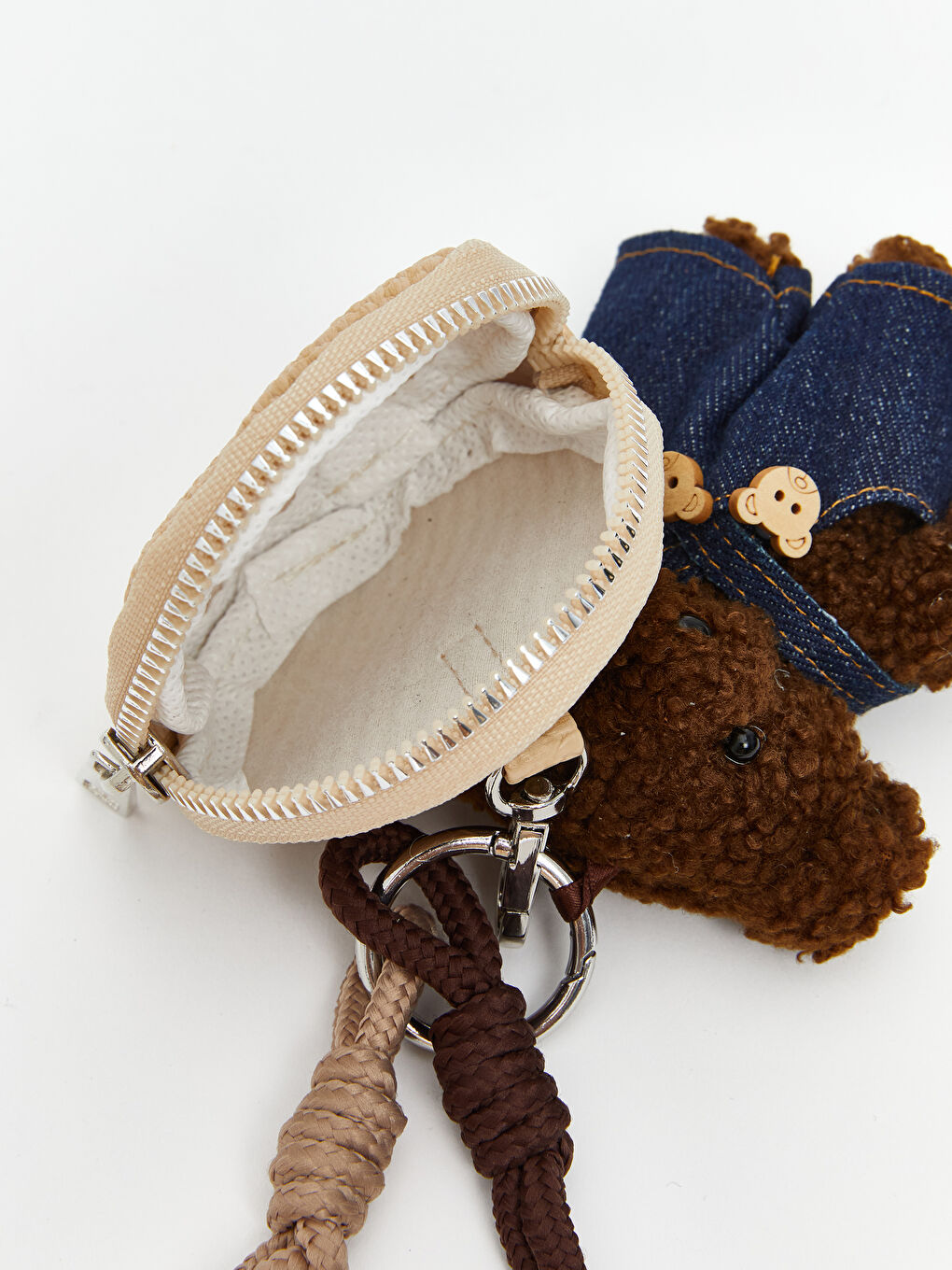 Ayı Figürlü Kadın Cüzdan Anahtarlık-1