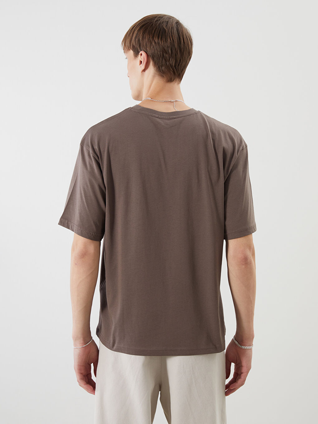 Crew Neck Jersey Men's T-Shirt-3