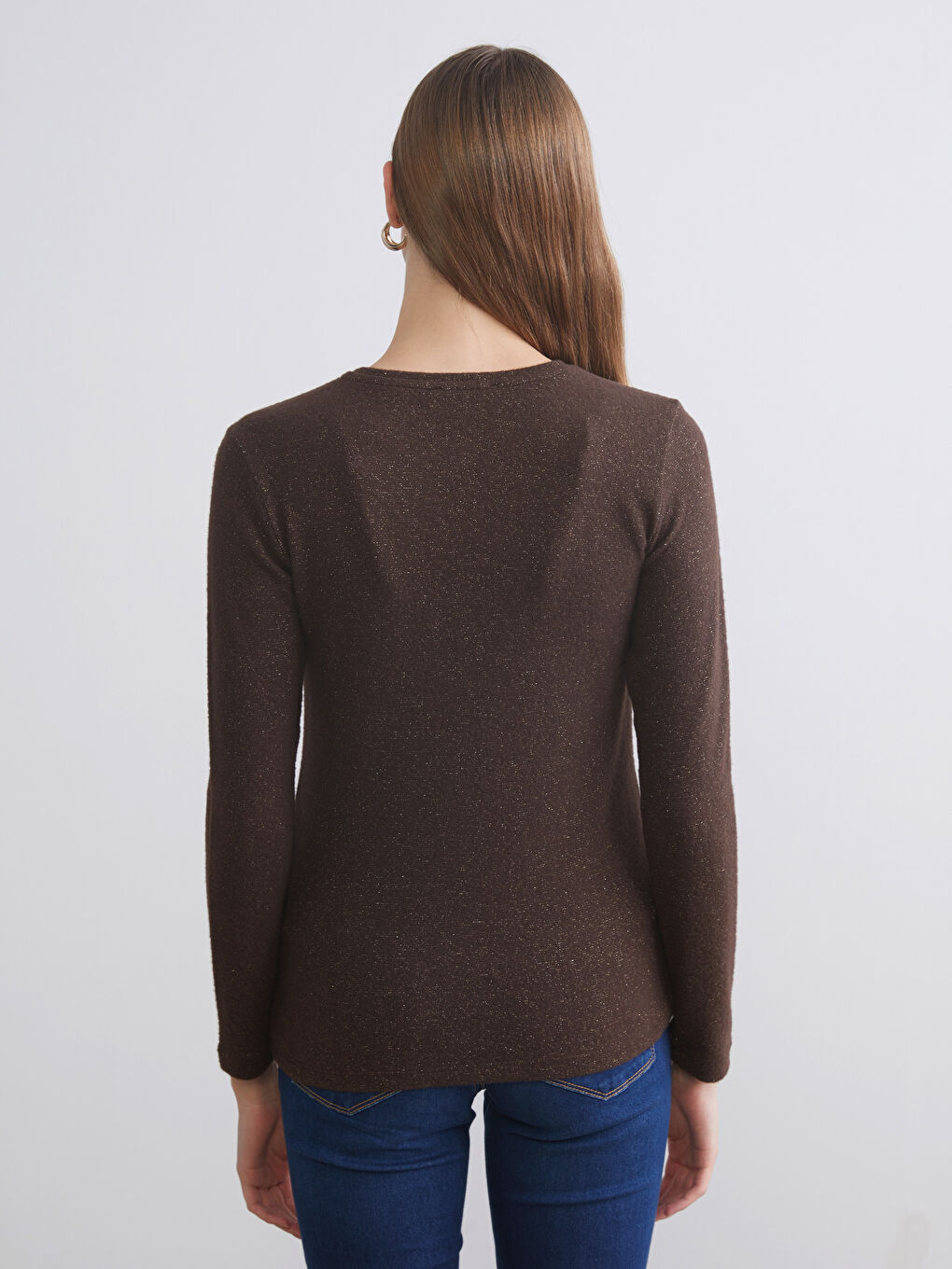 Әйелдерге арналған дөңгелек жағалы боди-3