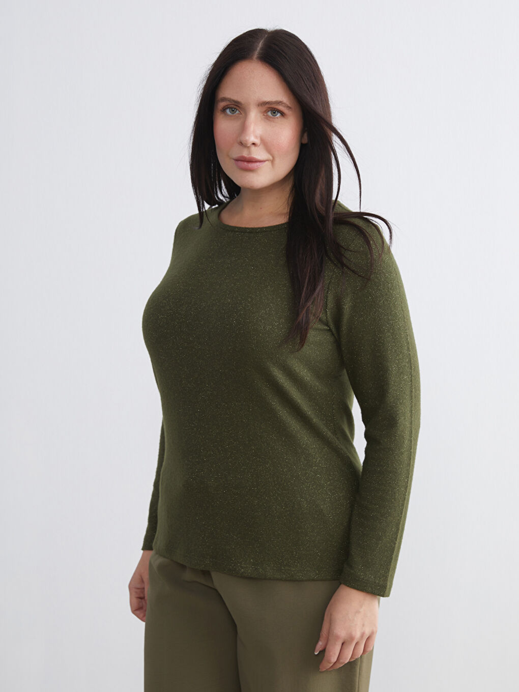 Әйелдерге арналған дөңгелек жағалы боди-1