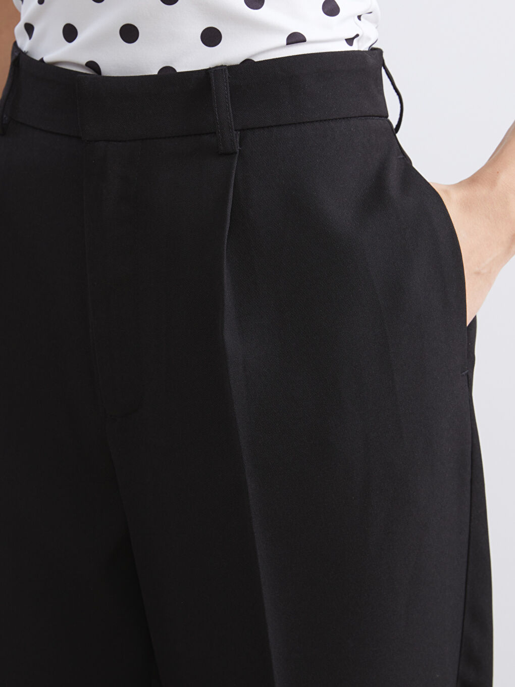 Loose Fit Women's Trousers-2
