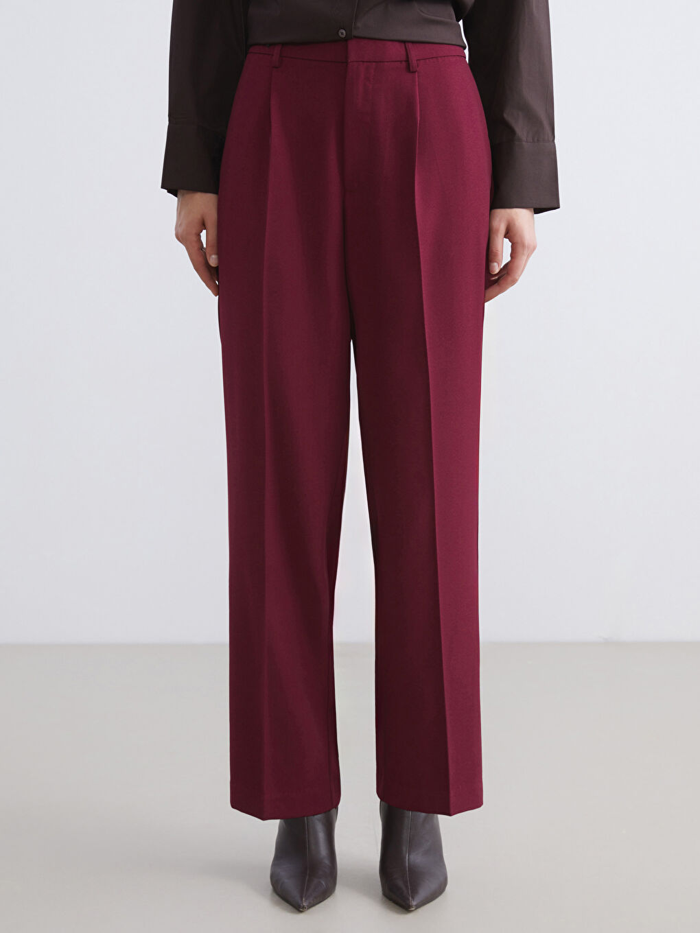 Loose Fit Women's Trousers-1