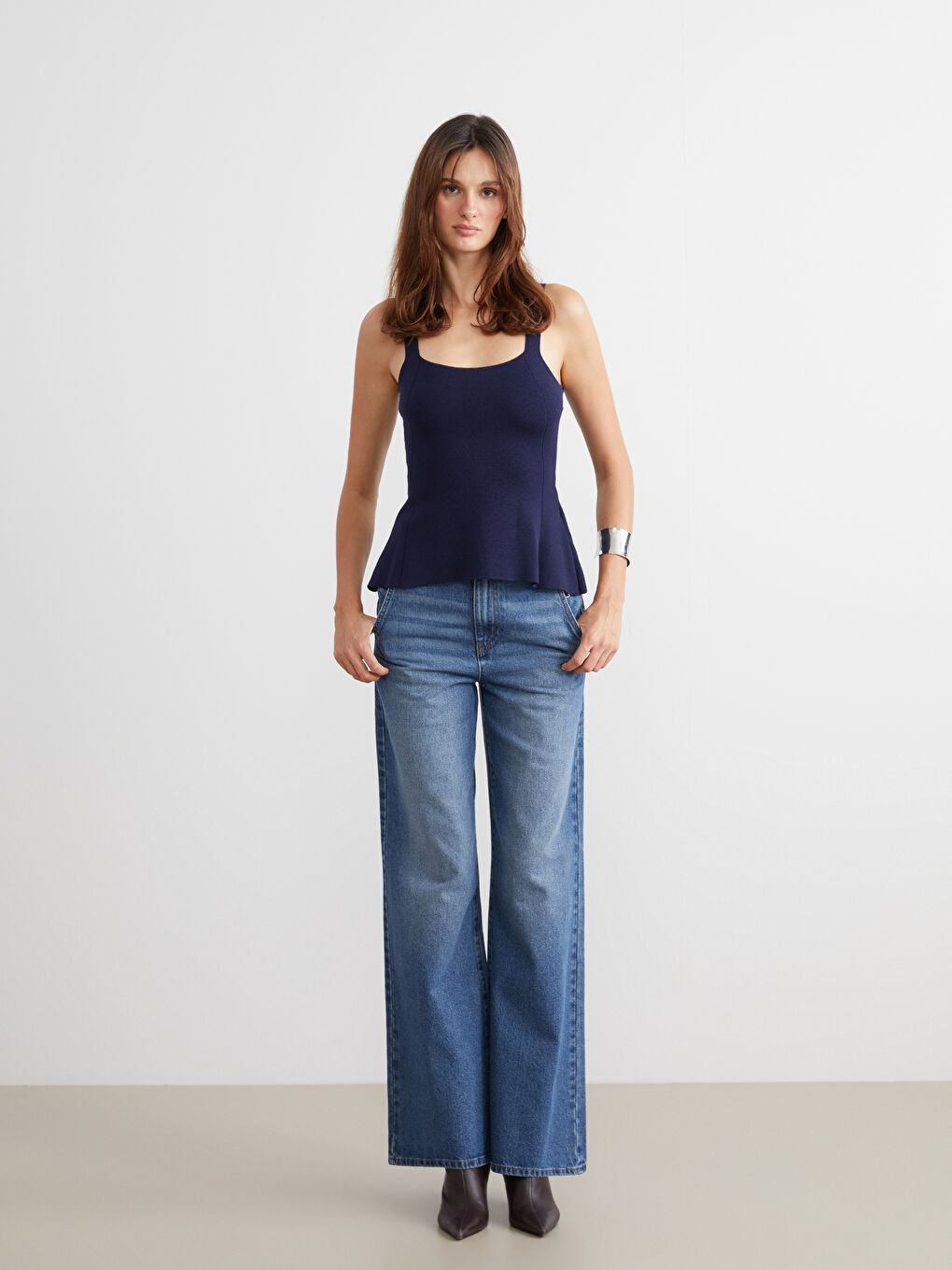 LCW Vision Woman NAVY Blouse -W5K160Z8-HRC