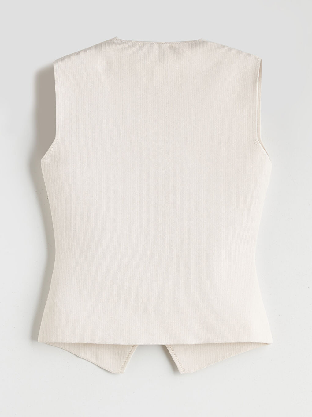 Жилет из трикотажа с V-образным вырезом для женщин-5