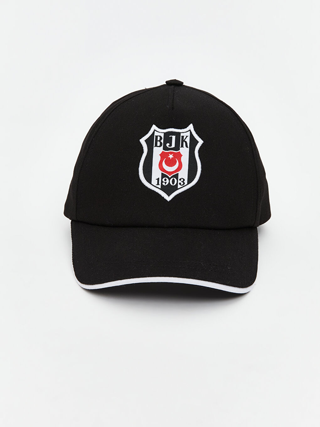 Siyah Beşiktaş Baskılı Erkek Çocuk Kep Şapka