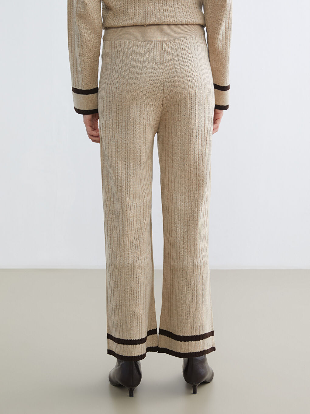 Pantalon BRUN Femme-3