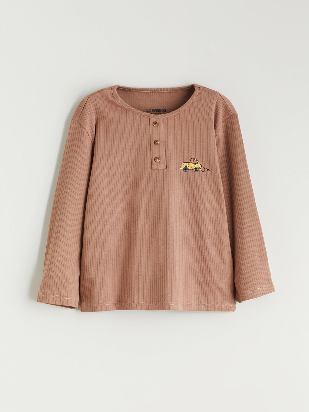 Crew Neck Boys' Pyjama Set-1