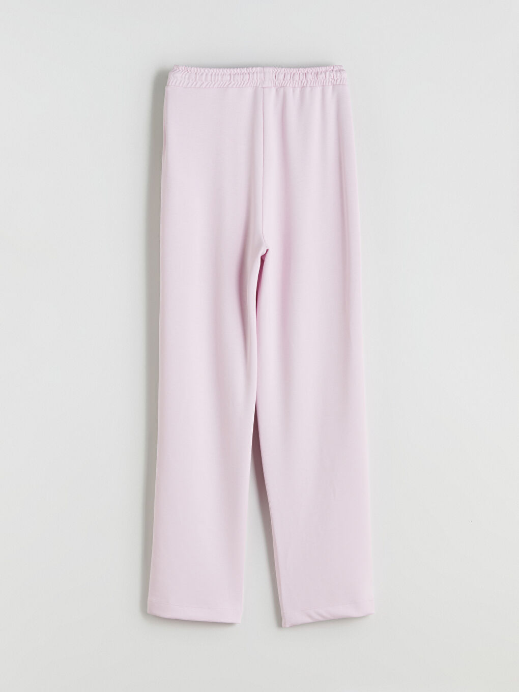 Pembe Beli Lastikli Kadın Eşofman Altı-5