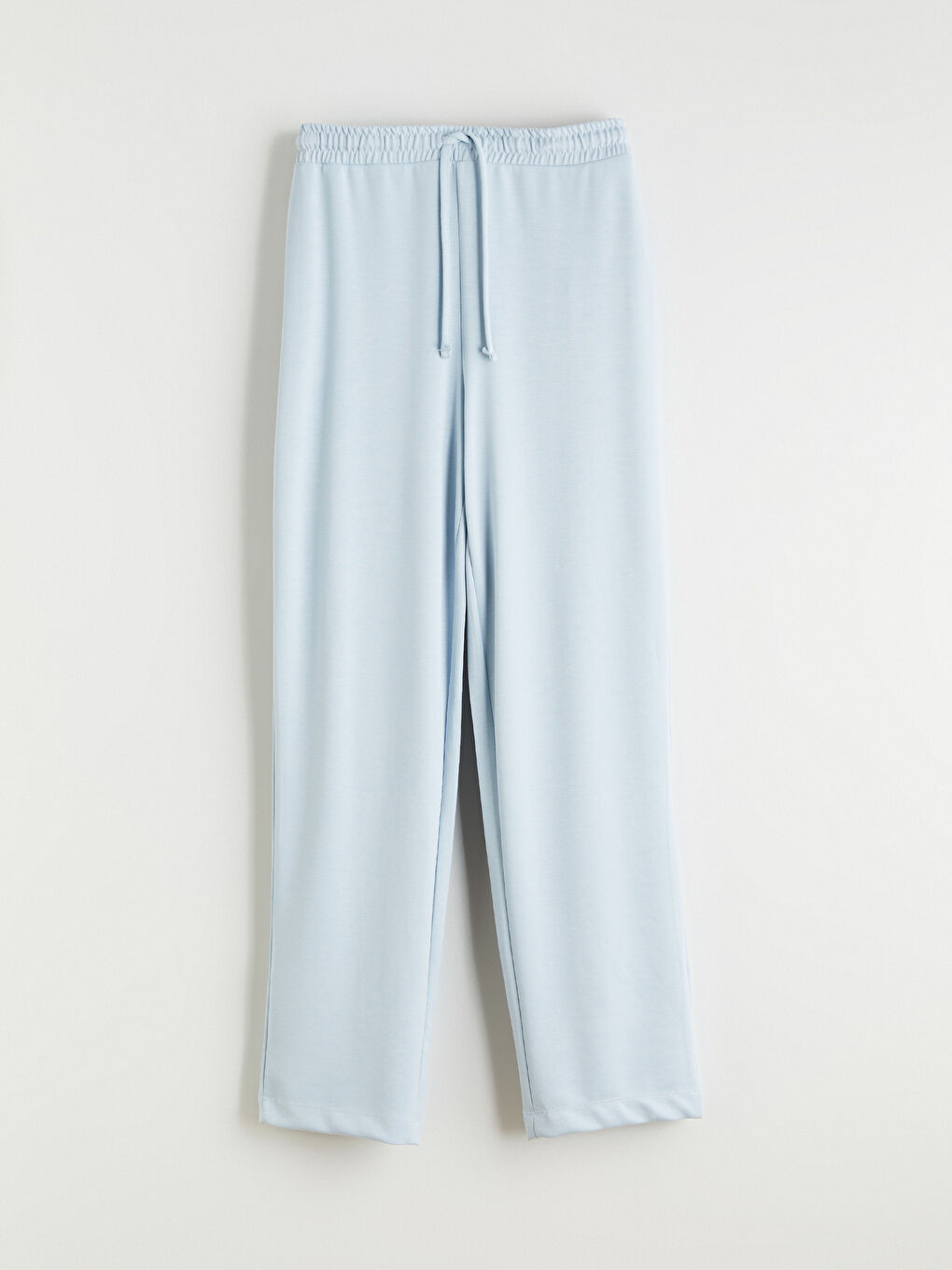 Mavi Beli Lastikli Kadın Eşofman Altı-12