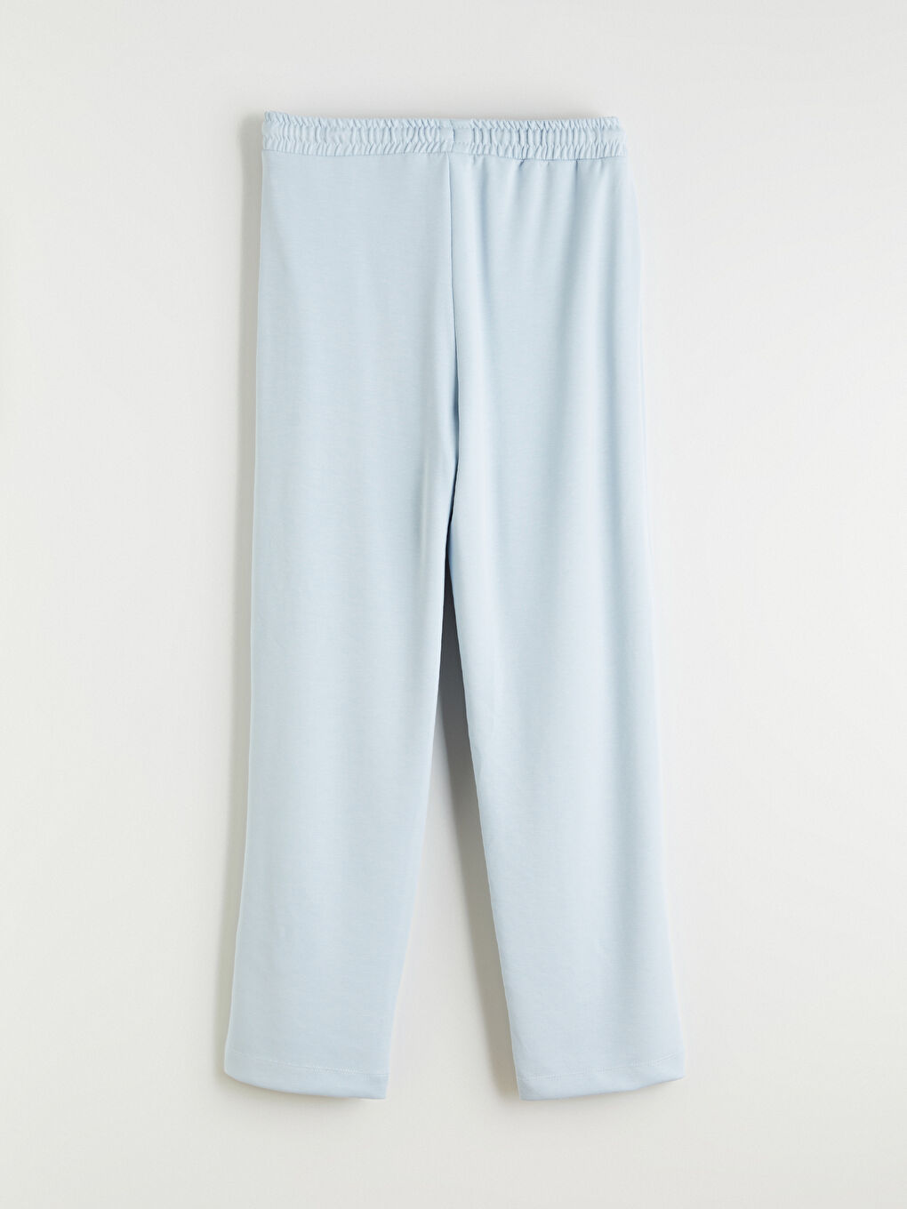 Mavi Beli Lastikli Kadın Eşofman Altı-13