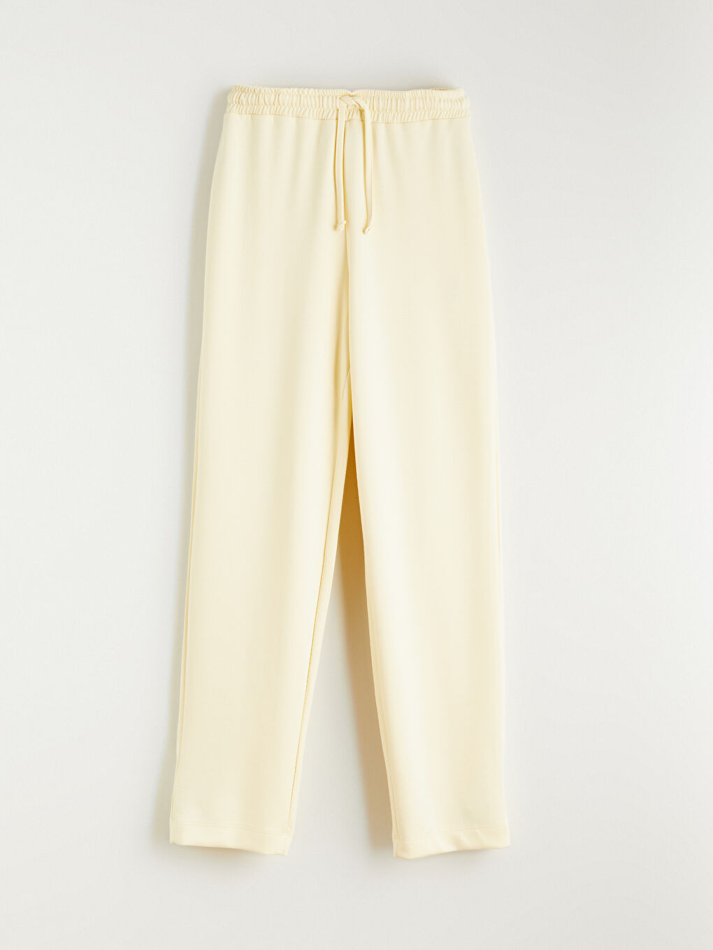 Sarı Beli Lastikli Kadın Eşofman Altı-12