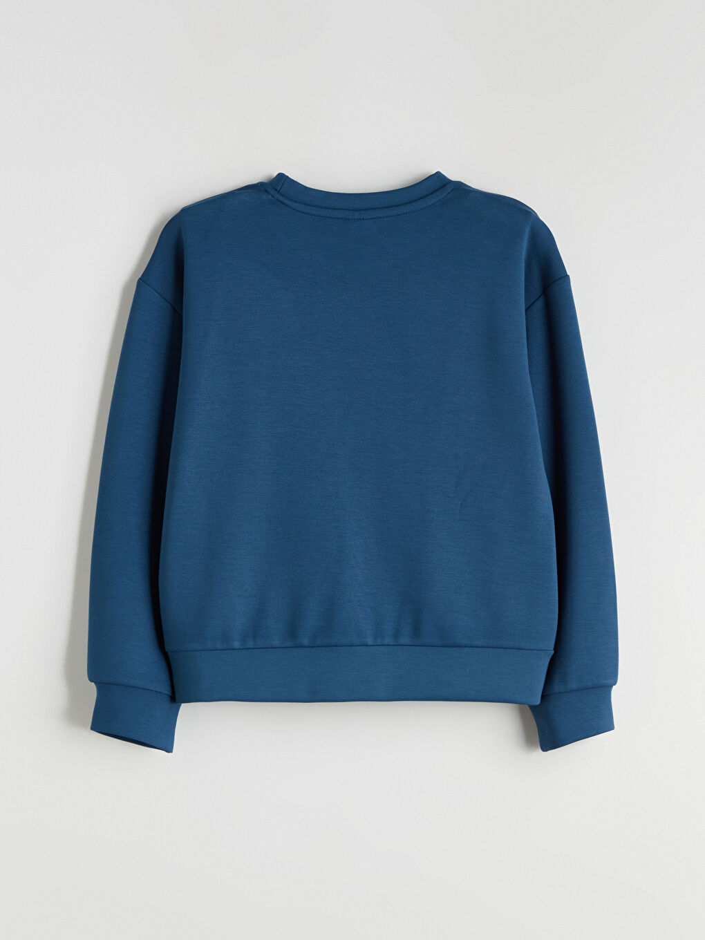 İndigo Baskılı Kız Çocuk Sweatshirt-1