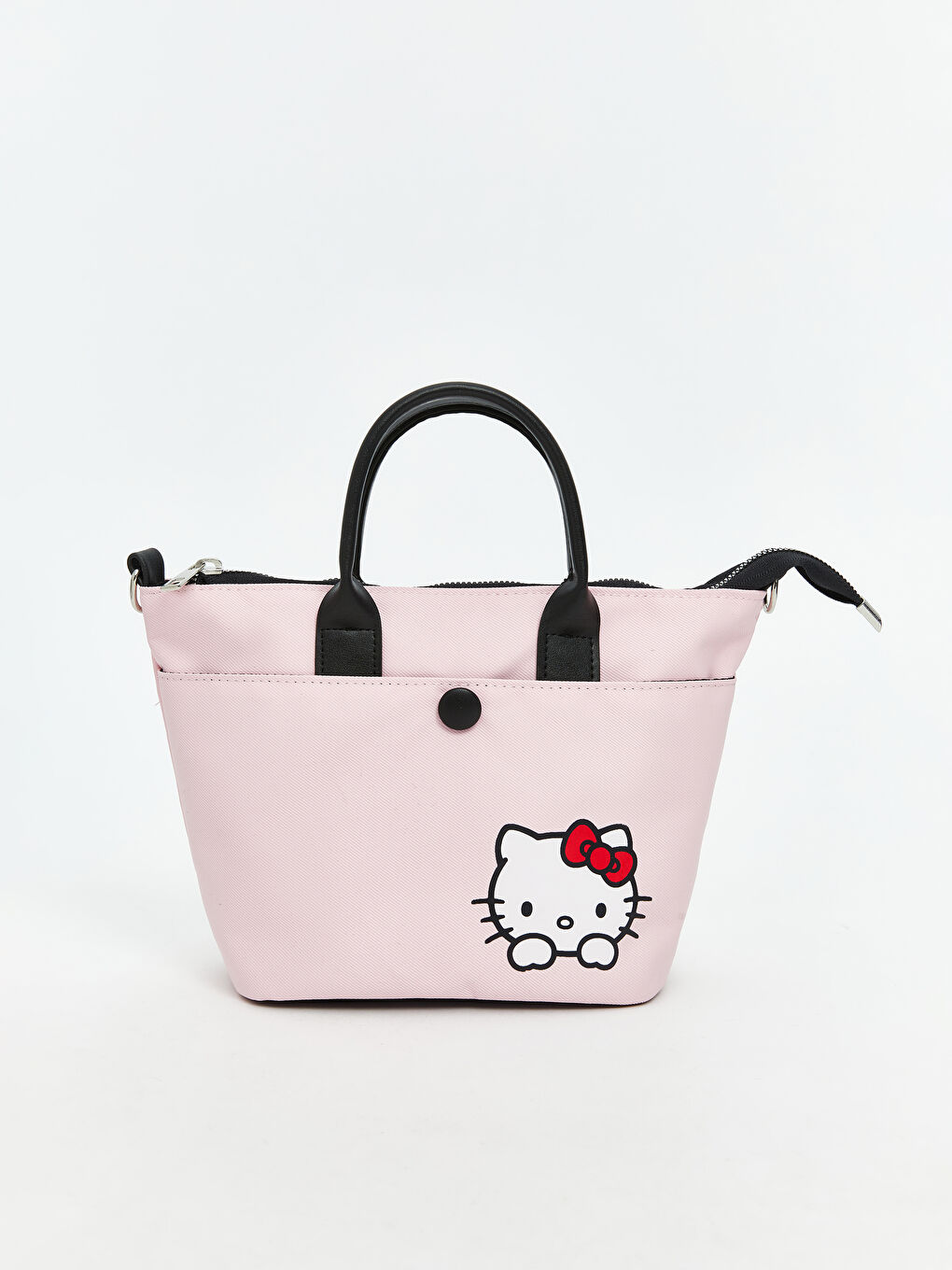 Pembe Hello Kitty Baskılı Kız Çocuk Omuz Çantası