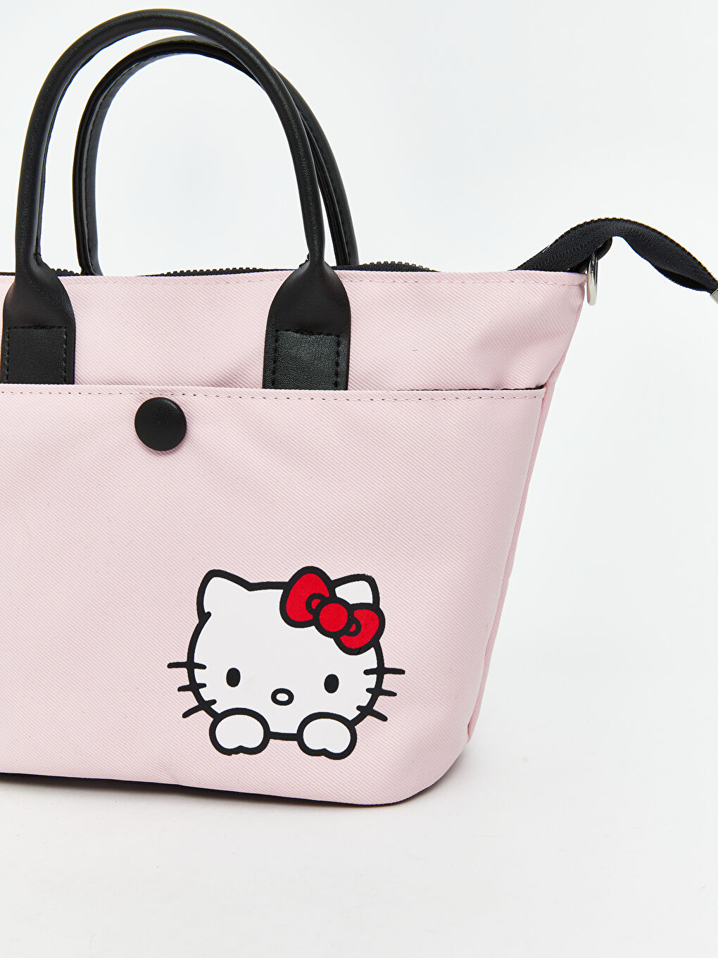 Pembe Hello Kitty Baskılı Kız Çocuk Omuz Çantası-2