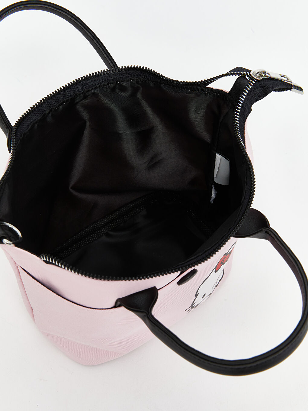 Pembe Hello Kitty Baskılı Kız Çocuk Omuz Çantası-3