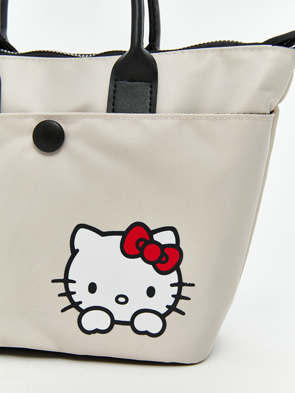 Bej Hello Kitty Baskılı Kız Çocuk Omuz Çantası-2