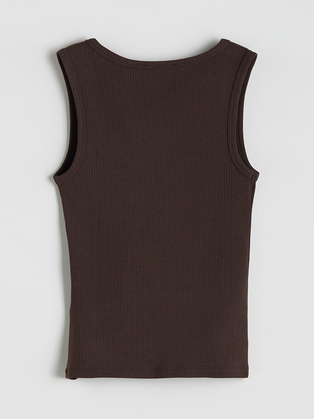 Kahverengi U Yaka Kadın Atlet-5