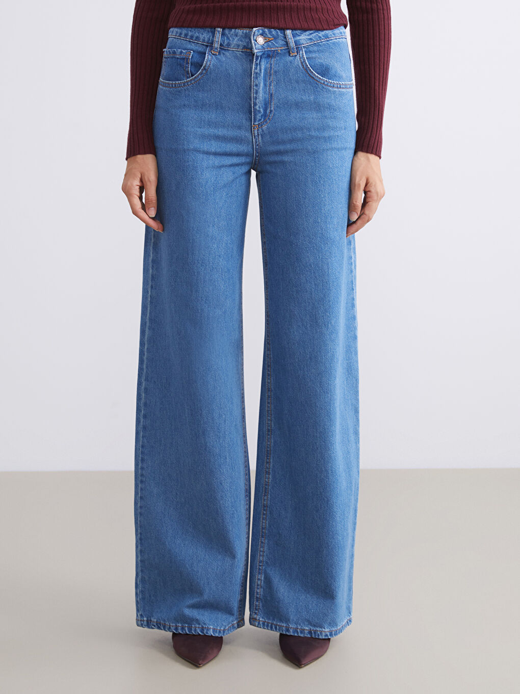 Джинси для жінок з мішкуватим кроєм-1