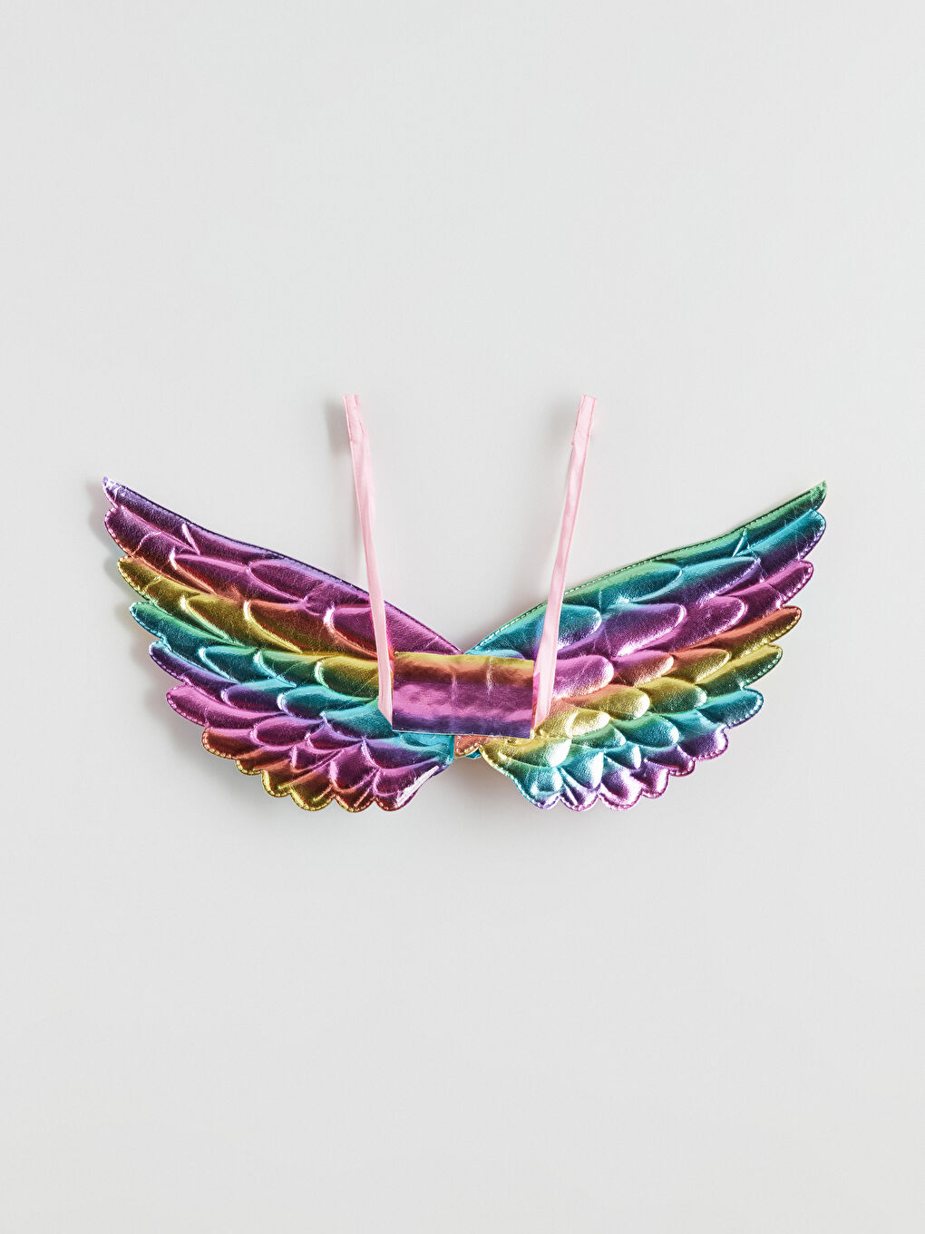 Pembe Kız Çocuk Tütü Etek ve Kanat Kostüm-4