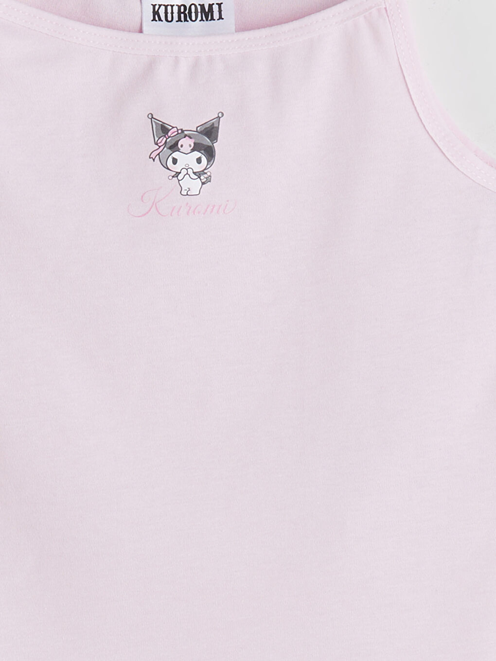 Lila Kuromi Baskılı Kız Çocuk Atlet-1