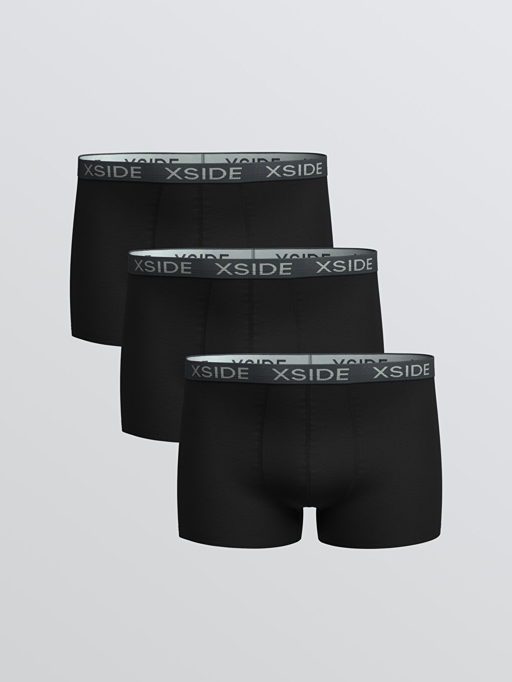 Комплект из 3-х штук мужских боксеров стандартного кроя из эластичного хлопка