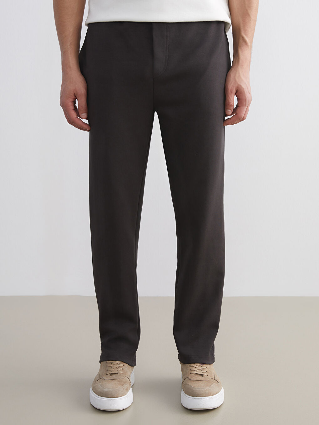 بنطلون رياضي بقصة عادية - للرجال-1