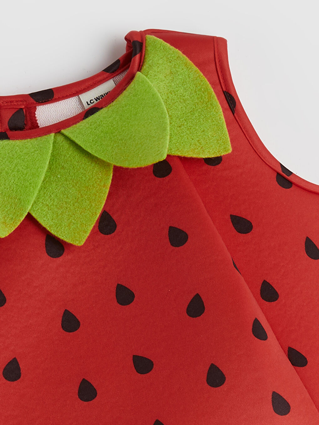 Kırmızı Çilek Kız Çocuk Kostüm-3