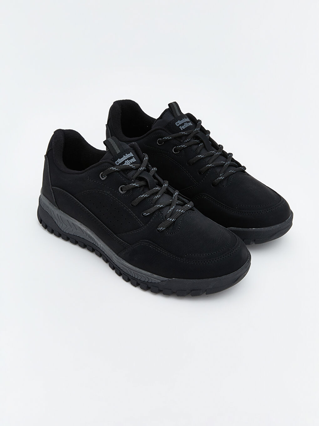 Siyah Süet Görünümlü Erkek Trekking Ayakkabı