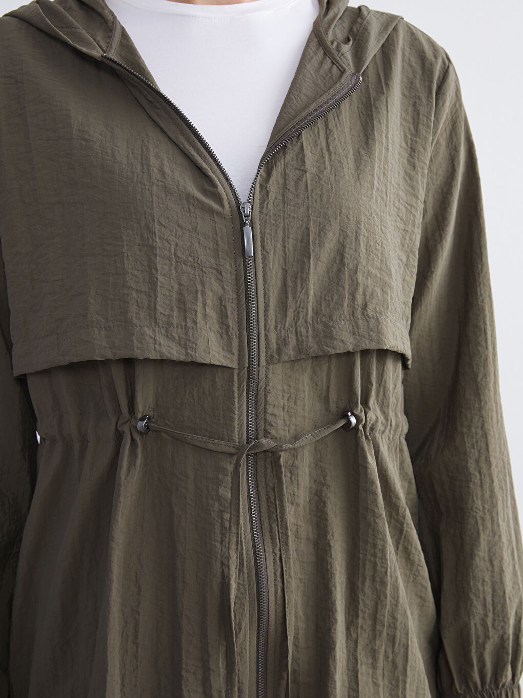 Žena TAMNO ZELENA Jakna-3