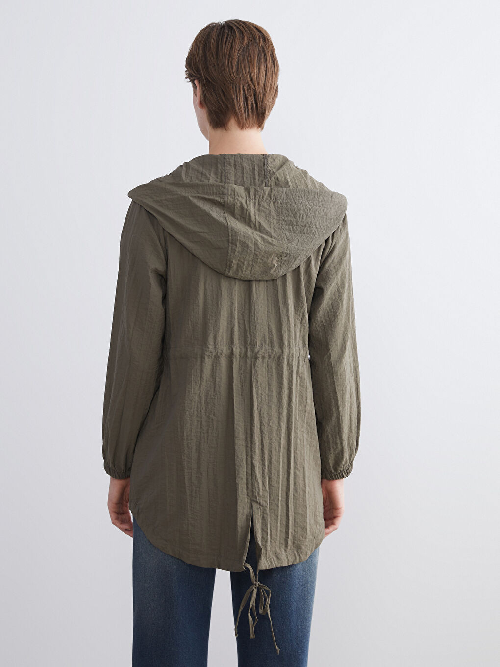 Žena TAMNO ZELENA Jakna-4