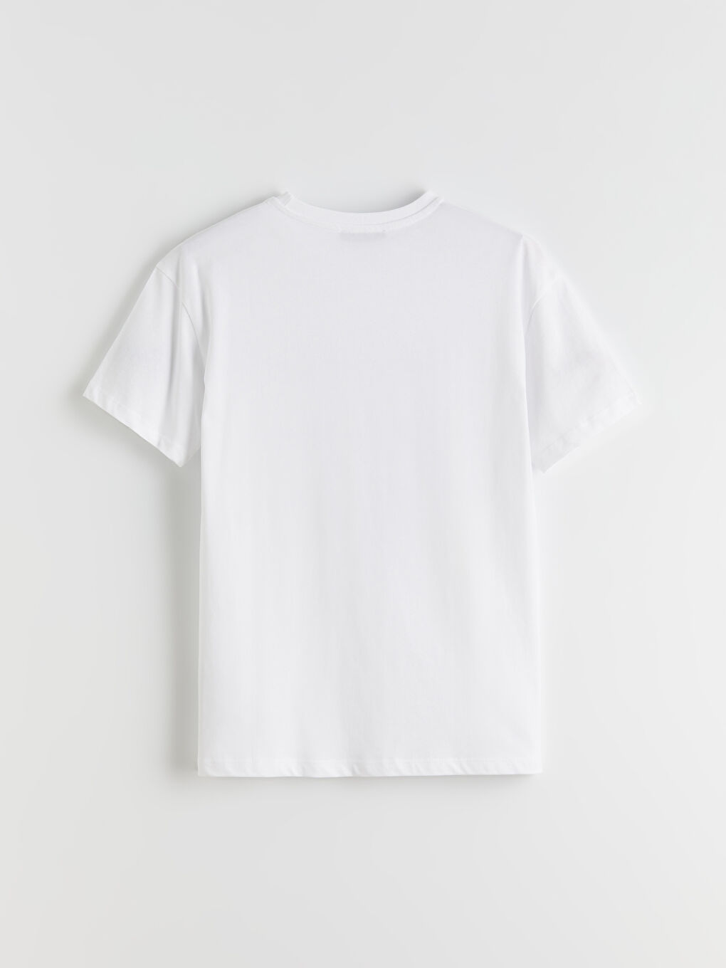 Beyaz Bisiklet Yaka İstanbul Baskılı Kadın Tişört-5